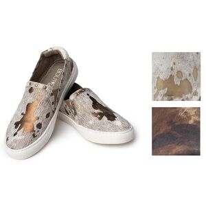 Corkys Boutique Womens Pine Top Hair On Slip On Fashion Sneaker - 👟 Size 11